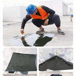 Revestimiento Impermeabilizante Líquido de Caucho Asfáltico Negro de Bajo VOC Estándar Nacional <span class=keywords><strong>para</strong></span> Techos Metálicos y Impermeabilización de Ladrillos y Cimentaciones - Product Image 4