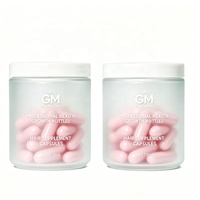 Bouteilles en verre givré rondes à large ouverture de 150 ml et 180 ml pour les soins de santé, pot cosmétique pour capsules de compléments alimentaires, pilules de vitamines