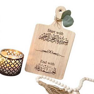 Solid <b>Wood</b> Cutting Board Engraved Wall <b>Sign</b> Decorative Serving Board for Home Gift - Product Image 4