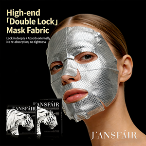 Mascarilla facial de colágeno Black Key, éxito de ventas, mascarilla facial molecular con nicotinamida para manchas, precio de fábrica personalizado. - Product Image 3