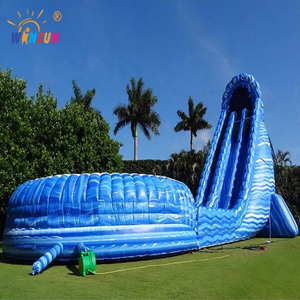 WINSUN Nouveau design Toboggan aquatique gonflable commercial d'extérieur avec piscine pour enfants et adultes, en PVC, capacité supérieure à 500 kg - Product Image 1