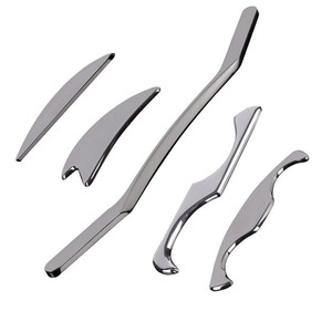 Ensemble de couteaux de massage en acier inoxydable, 5 pièces, outil de massage pour la relaxation musculaire et le grattage des tendons - Product Image 1