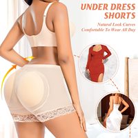 Culotte de levage de fesses short de forme en dentelle coussin éponge façonnage grande taille hanche façonnage fesses rembourré Shaper culotte pour les femmes