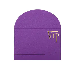 会员专用纸定制迷你礼品黑色Vip信用卡包装盒礼品卡信封