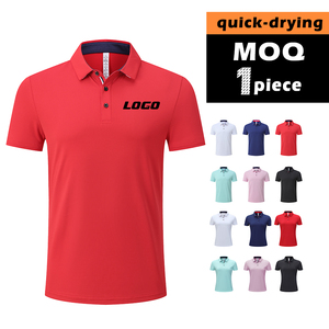 เสื้อโปโลแขนสั้นผ้าฝ้ายระบายอากาศได้ดีชุดใส่วิ่งฟิตเนส - Product Image 5