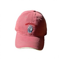 Casquette Dad Cap en gros brodée avec lettres, à calotte souple, pour hommes et femmes