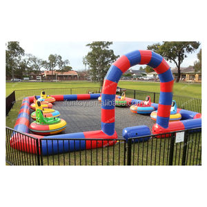 Pista de Carreras Inflable de PVC para Interiores <span class=keywords><strong>y</strong></span> Exteriores, <span class=keywords><strong>Arena</strong></span> de Autos de Choque con Color <span class=keywords><strong>y</strong></span> Tamaño Personalizados para Fiestas de Cumpleaños Infantiles <span class=keywords><strong>y</strong></span> Centros de Diversión - Product Image 1