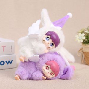 Peluche Super Douce Princesse Lapin aux Longues Oreilles en Position Couchée, avec Ailes, Visage en Vinyle et Yeux Étoilés, Mignonne et Amusante, Idéale pour Anniversaire - Product Image 4