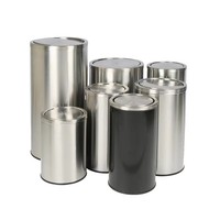 Poubelle à couvercle pivotant en acier inoxydable BX 3/5/8/12/20L, écologique, pour salle de bain et cuisine