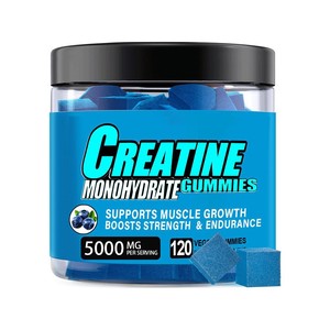 Muestra Gratuita OEM ODM Etiqueta Privada Monohidrato de Creatina BCAA Gomitas Pre-Entrenamiento Suplemento para Aumentar de Peso para Adultos 120 Unidades - Product Image 1