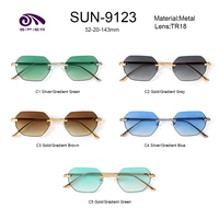 Sifier lunettes de soleil sans monture haute qualité mode lunettes de luxe légères pour hommes et femmes Logo personnalisé monture en métal
