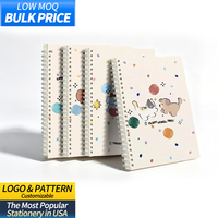 Cuaderno Espiral de Dibujos Animados, Extra Grueso, para Estudiantes de Secundaria y Preparatoria, Apariencia de Alta Calidad