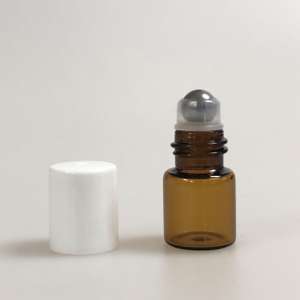 Flacon à bille en verre pour parfum 1ml 2ml 3ml 5ml 10ml, couleur ambre, avec bille roulante - Product Image 5