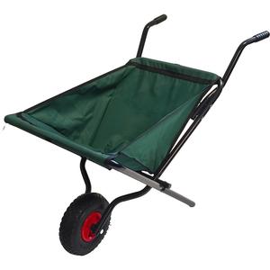 รถเข็นผ้าใบแบบพับได้รถเข็นแบบใช้มือในสวนกรอบโลหะ - Product Image 4