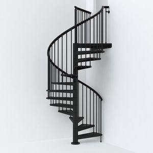 <span class=keywords><strong>Escalier</strong></span> en colimaçon compact, gain de place, <span class=keywords><strong>escalier</strong></span> à virages fluides pour appartement en mezzanine, extérieur - Product Image 3