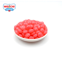 Gratis Monster Vegan Bulk Verpakking Diverse Jelly Bean Rood Groen Wit Fruitige Mix Kleuren Knop Vorm Jelly Bean