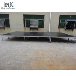 Escenario Portátil Modular de Aluminio de 4x8 pies con Patas Ajustables, Plataforma de Aleación de Aluminio para Conciertos, Eventos y Bodas - Product Image 5