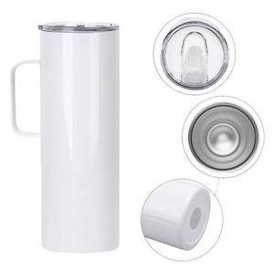 Vaso Térmico de Acero Inoxidable de Alta Calidad de 20Oz/30Oz, Recto, para Sublimación, Mantiene Bebidas Frías o Calientes, para Café, Cerveza, con Asa - Product Image 6
