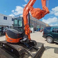 Mini excavatrice Hitachi ZX50 5T ZX50u pelleteuse de seconde main Hitachi ZAXIS 50 55 ZX55 pelle sur chenilles d'occasion d'origine japonaise