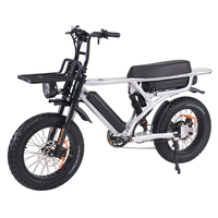 Vélo électrique FatBike Bagus à double batterie, double suspension, pneus larges de 20 pouces, longue autonomie, moteur 1000W