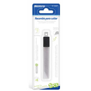 Mengfu M-0087 18cm di ricambio lama taglierina per taglierino in acciaio inox con manico in plastica sfuso disponibile - Product Image 1