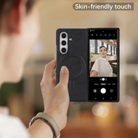 Étui de téléphone portable magnétique en cuir PU anti-chute de haute qualité pour Samsung Z Fold 3 4 5 Flip 6 7 FE Coque arrière