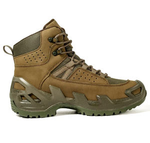 Bottes tactiques montantes TSB07 pour sports de plein air, camouflage marron café, imperméables et anti-perforation - Product Image 2