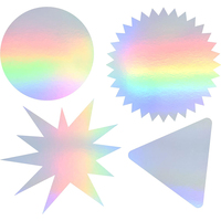 Rouleau de papier holographique métallique irisé pour emballages cadeaux haut de gamme et fournitures d'arts décoratifs, finition brillante