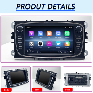 LELV Linux per <span class=keywords><strong>Ford</strong></span> Focus Mondeo Galaxy/<span class=keywords><strong>C</strong></span>-<span class=keywords><strong>max</strong></span>/S-<span class=keywords><strong>max</strong></span>/Kuga, Autoradio Multimediale IPS per Cruscotto, Lettore con Carplay Wireless e Android <span class=keywords><strong>Auto</strong></span> - Product Image 6