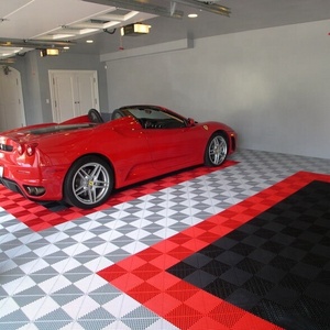 Piastrelle per pavimento del Garage ad incastro in <span class=keywords><strong>plastica</strong></span> industriale tappetino <span class=keywords><strong>di</strong></span> gomma per pavimento del parco - Product Image 4