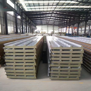 Paneles sándwich <span class=keywords><strong>de</strong></span> <span class=keywords><strong>poliuretano</strong></span> <span class=keywords><strong>con</strong></span> <span class=keywords><strong>espuma</strong></span> <span class=keywords><strong>de</strong></span> <span class=keywords><strong>poliuretano</strong></span> aislante <span class=keywords><strong>de</strong></span> alta densidad para techos y paredes - Product Image 3