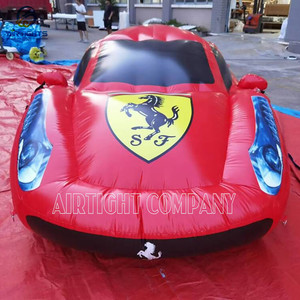 Bơm hơi đỏ car cần bán chất lượng cao PVC quảng cáo khổng lồ mô hình xe bóng - Product Image 6