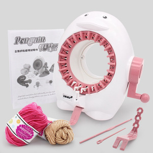 Creative Penguin Macchina per maglieria a mano per Bambini Guanto di Lana Maglione di Lana warp centro Uncinetto macchina per maglieria Creative Giocattolo <span class=keywords><strong>set</strong></span> - Product Image 1