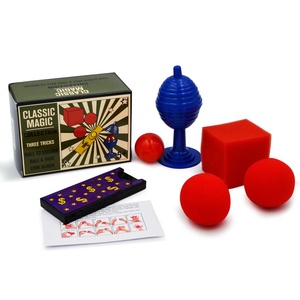 Set de tours de magie classiques 3 en 1 pour enfants, avec introduction de pas à pas, nouveauté - Product Image 1
