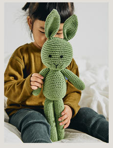 Regalo para bebé 2023 conejito <span class=keywords><strong>de</strong></span> ganchillo <span class=keywords><strong>Amigurumi</strong></span> juguetes hechos a mano conejito <span class=keywords><strong>muñeco</strong></span> <span class=keywords><strong>de</strong></span> peluche para Pascua bebé comodidad muñeca suave juguete <span class=keywords><strong>de</strong></span> peluche - Product Image 2
