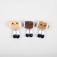 Amigurumi fait main Crochet jouets peluche Baseball porte-clés tricot poupée mode pendentifs et breloques porte-clés sac