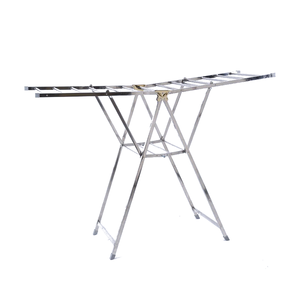 Stendibiancheria Moderno a Tre Livelli Pieghevole in Alluminio e Plastica PE Salvaspazio <span class=keywords><strong>per</strong></span> Interni/Esterni Appendiabiti <span class=keywords><strong>per</strong></span> Bagno - Product Image 2