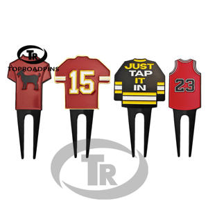 ที่หนีบหมวกแม่เหล็กสำหรับกอล์ฟ พร้อมที่ทำเครื่องหมายลูกกอล์ฟแบบทองแดง และที่ซ่อมพื้นสนามกอล์ฟ - Product Image 4