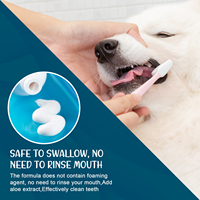 Dentifrice pour animaux de compagnie ELAIMEI, nettoyage buccal, menthe fraîche, soins dentaires naturels, dentifrice pour chiens et chats