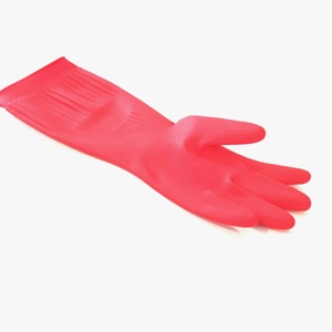 Lingxingli — gants longs en latex, d'une longueur de 38 cm, paume sans doublure, pour le lavage de la vaisselle, luvas, pour l'entretien de la <span class=keywords><strong>maison</strong></span> - Product Image 4