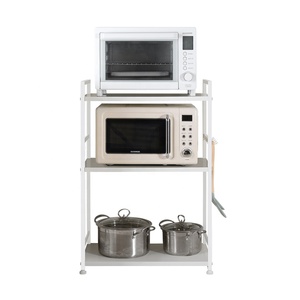 3-Tier Metal Storage Shelf Storage Rack Home Storage & Organization Shelf Units for Bathroom Kitchen Living Room