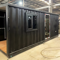 Maison mobile préfabriquée extensible de 40 pieds ou 20 pieds, conteneur habitable, 4 chambres, structure en acier préfabriquée, maison portable