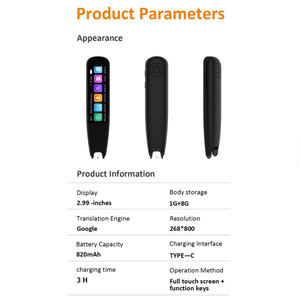 Penna Traduttrice Intelligente con Scanner per 60 Lingue, Dizionario Multilingue Online, Funzioni Android WiFi, Penna Traduttrice Araba con Display IPS 3.7 - Product Image 5