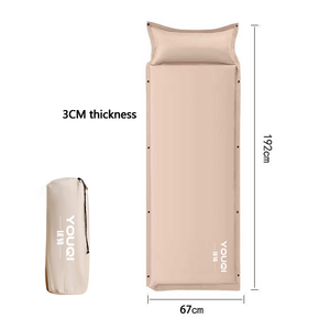 Matelas de couchage gonflable automatique simple ou double, portable et léger pour le camping en extérieur YQ-CQ05, auto-gonflant - Product Image 4