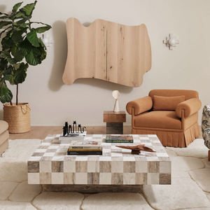 Sillón Giratorio de Lujo HDC de Madera Maciza Estilo Mid-Century con Tapicería de Terciopelo, Modelo <span class=keywords><strong>Alba</strong></span>, para Sala de Estar, Bar, Hotel y Club - Product Image 5