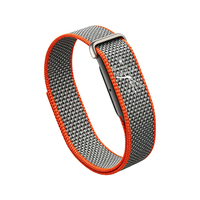 Bracelet de montre en silicone personnalisé avec motif d'horloge imprimé, bracelet en nylon tissé pour Fitbit Google Smartwatch, bracelet de remplacement