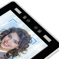 8 pulgadas IP65 RK3588 Android 12 NFC Cámara PoE Reconocimiento facial Sistema de control de acceso para el hogar