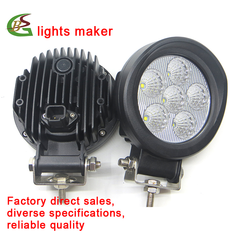 IP68 Waterproof 4-Inch Aluminum LED Car Work Light with Round Flood & Driving Headlamp New Condition