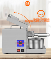 Presse à huile automatique en acier inoxydable K38, équipement de fabrication d'huile de graines pour usage domestique et cuisine commerciale
