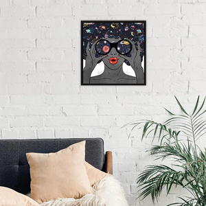 Một cuộc hành trình vũ trụ qua Vũ Trụ Trong sắc thái phong cách vẽ tranh vải khung nghệ thuật bán chạy - Product Image 3